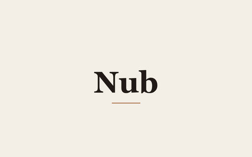 Nub