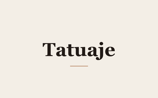 Tatuaje